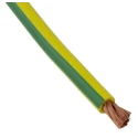 Staubli Green Yellow Hook Up Wire, 1548x0.07 mm Strands, 10 m Length, Polyvinyl Chloride Jacket, Copper Conductor 175-7469