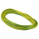Staubli Green Yellow Hook Up Wire, 1548x0.07 mm Strands, 10 m Length, Polyvinyl Chloride Jacket, Copper Conductor 175-7469
