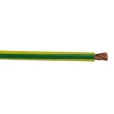 Staubli Green Yellow Hook Up Wire, 1548x0.07 mm Strands, 10 m Length, Polyvinyl Chloride Jacket, Copper Conductor 175-7469