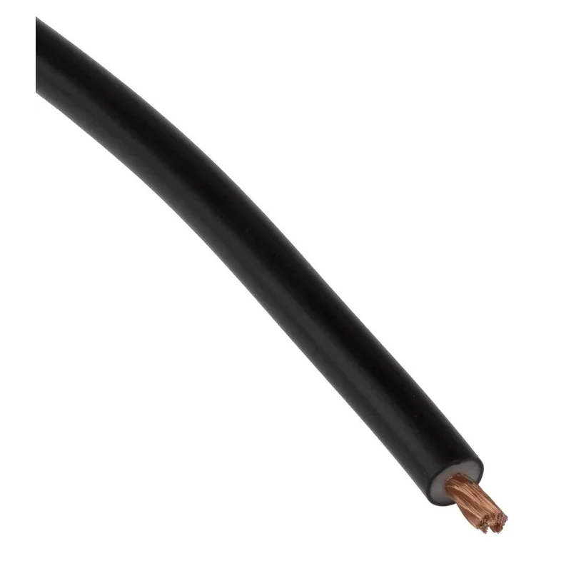 Staubli Black Hook Up Wire 17 AWG 259x0.07 mm Core Strands 25 m 1.5 kV Voltage 70°C Max Operating Temperature 175-7470