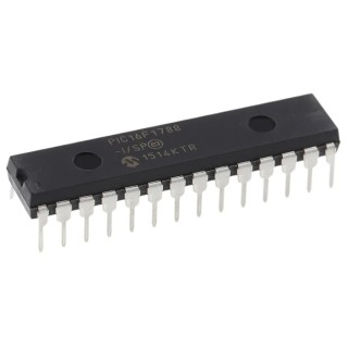 Microchip 8-bit PIC16F1788-I/SP Microcontroller 32 MHz FLASH 28-Pin SPDIP