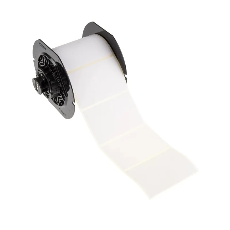 Brady White Label Roll 76.2 mm Width, 500 Labels Per Roll, 50.8 mm Length B33-19-424