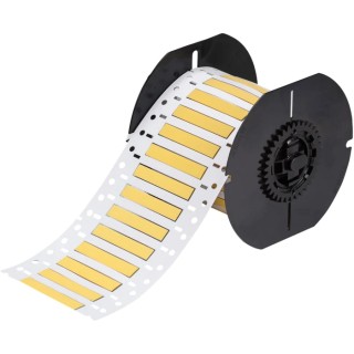 Brady Yellow Heat Shrink Labels 50.8 mm Width Thermal Transfer Polyolefin 750 Per Roll B33-187-2-342YL