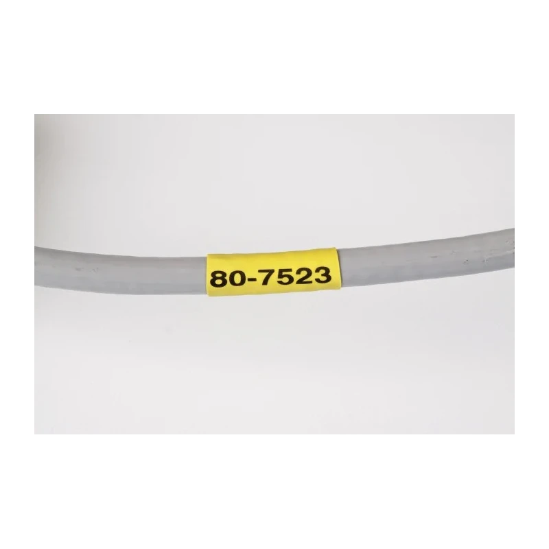 Brady Yellow Heat Shrink Labels 50.8 mm Width Thermal Transfer Polyolefin 750 Per Roll B33-187-2-342YL