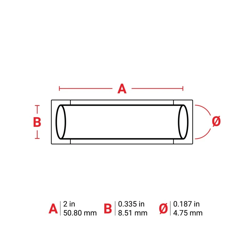 Brady Yellow Heat Shrink Labels 50.8 mm Width Thermal Transfer Polyolefin 750 Per Roll B33-187-2-342YL
