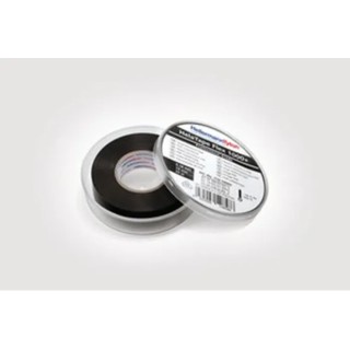 HellermannTyton Black Polyvinyl Chloride Electrical Tape 19mm x 6m, Rubber Adhesive 710-10600 HTAPE-FLEX1000+ 19x6-PVC-BK