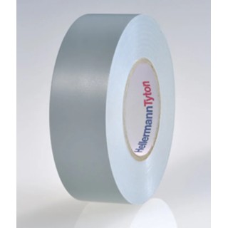 HellermannTyton Grey Electrical Tape, 19mm Width x 20m Length, 0.15mm Thickness, Max 710-00159 HTAPE-FLEX15-19x20-PVC-GY