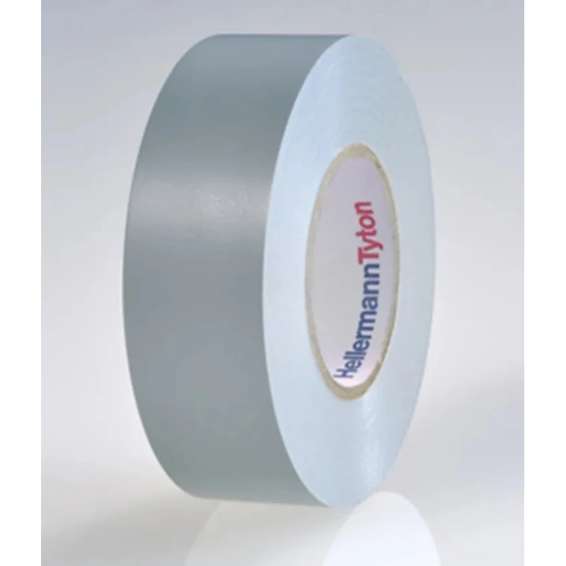 HellermannTyton Grey Electrical Tape, 19mm Width x 20m Length, 0.15mm Thickness, Max 710-00159 HTAPE-FLEX15-19x20-PVC-GY