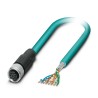 Phoenix Contact Cat5 Ethernet Cable Shielded Two Core Blue Polyurethane Jacket 10 m NBC- 10.0-94B/FS SCO US