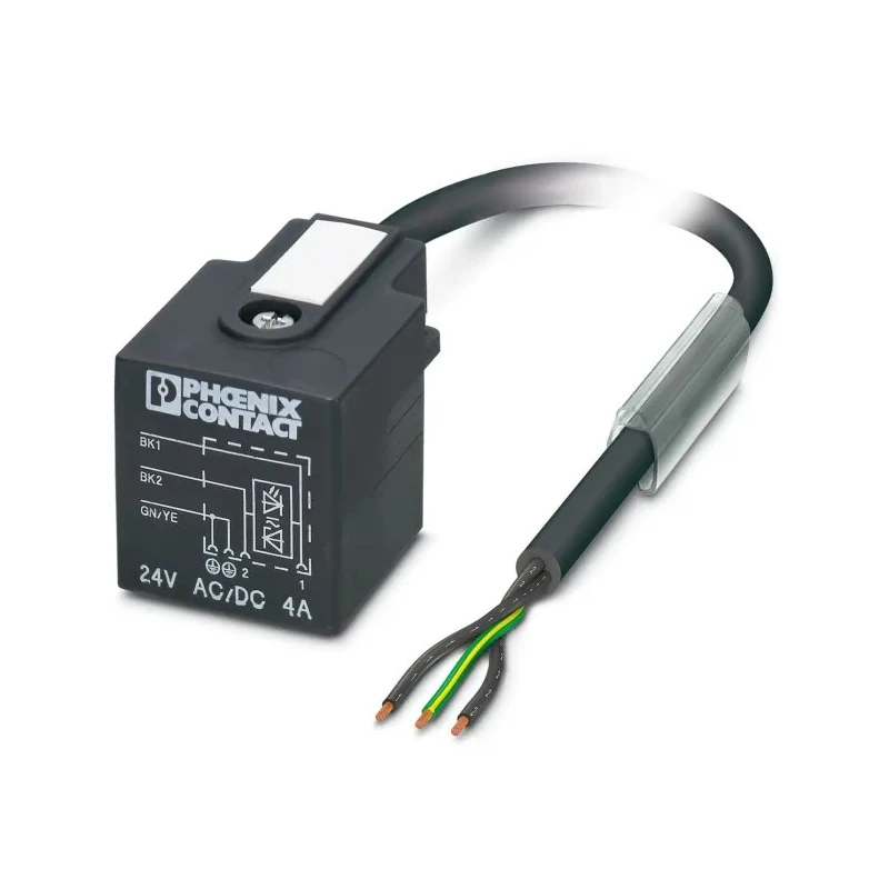 Phoenix Contact Sensor Actuator Cable Female 3-way Straight to 3-way Unterminated, 5 m, 24V AC/DC, Polyurethane 1435001