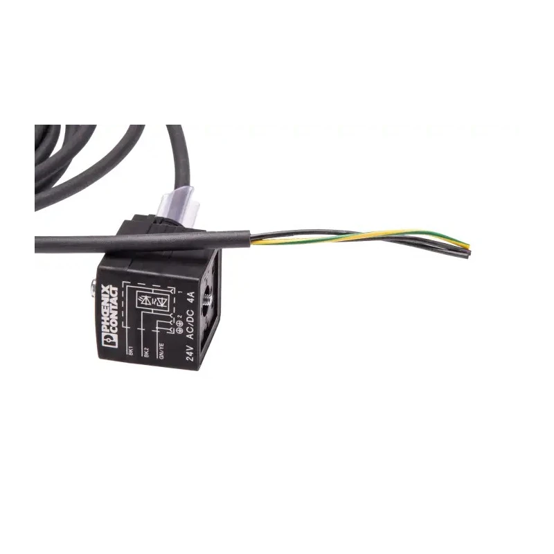 Phoenix Contact Sensor Actuator Cable Female 3-way Straight to 3-way Unterminated, 5 m, 24V AC/DC, Polyurethane 1435001