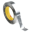 3M Conductive Aluminium Tape 25mm x 55m, Acrylic Adhesive, 149°C Max, Silver 425 - 25,4MM (R06933)