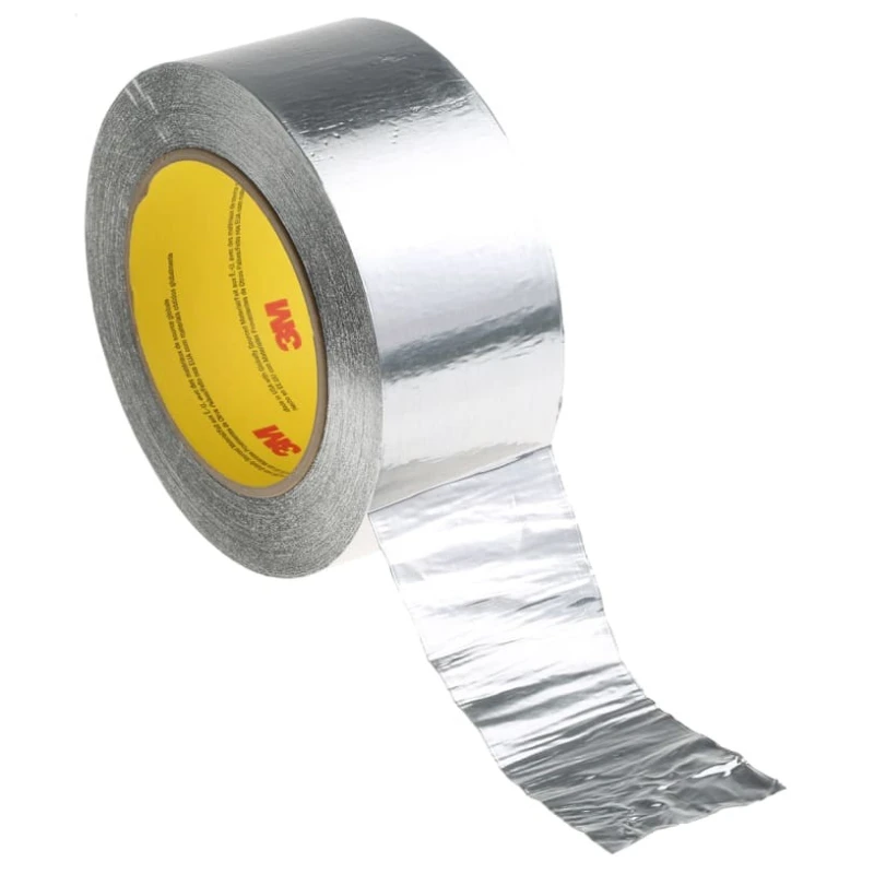 3M Conductive Aluminium Tape 50mm x 55m, 0.12mm Thickness, Acrylic Adhesive, Max 149°C, Model 425 - 50,8MM (R06933)