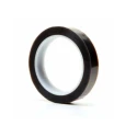 3M Brown PTFE Tape Silicone Adhesive 25mm Width 0.09mm Thickness 33m Length Operating -54°C to 260°C 5490 - 25 MM (21763)