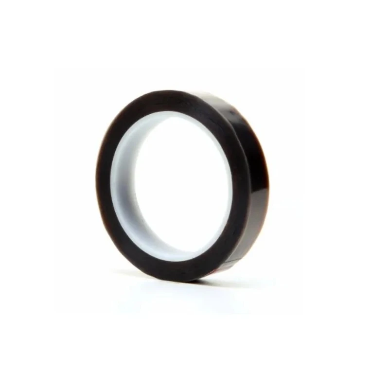 3M Brown PTFE Tape Silicone Adhesive 25mm Width 0.09mm Thickness 33m Length Operating -54°C to 260°C 5490 - 25 MM (21763)