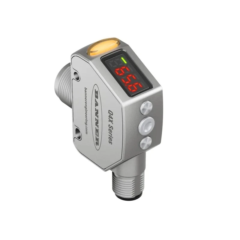 Banner Photoelectric Sensor Block Sensor 25 mm to 100 mm Detection Range Analogue Output M12 Connector Q4XTILAF100-Q8