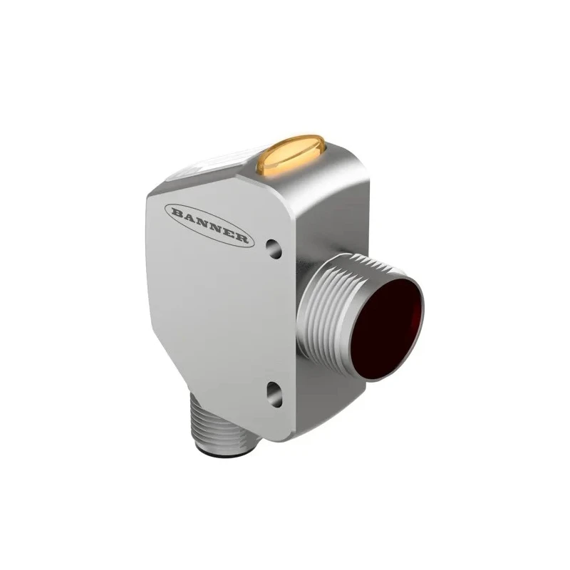 Banner Photoelectric Sensor Block Sensor 25 mm to 100 mm Detection Range Analogue Output M12 Connector Q4XTILAF100-Q8
