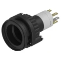 EAO Modular Switch Actuator for Use with Series 14 Switch Black IP67 250V ac Momentary Operation 14-131.012