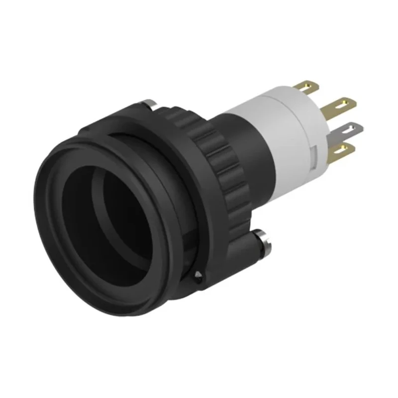 EAO Modular Switch Actuator for Use with Series 14 Switch Black IP67 250V ac Momentary Operation 14-131.012