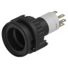 EAO Modular Switch Actuator for Use with Series 14 Switch Black IP67 250V ac Momentary Operation 14-131.012
