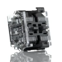 EAO Modular Push Button Contact Block 10A Screw Terminals 500V AC 2 NC 704.910.4