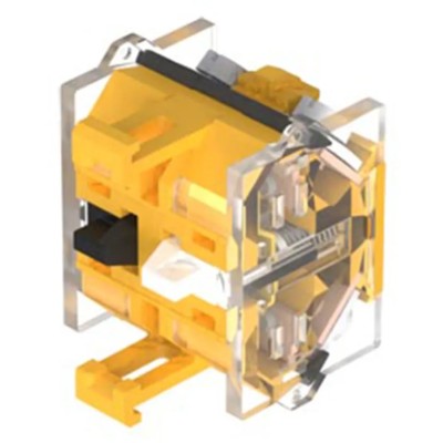 EAO Modular Switch Contact Block, 500V Voltage, 10A Current Rating, SPDT Screw Terminal 704.900.4B