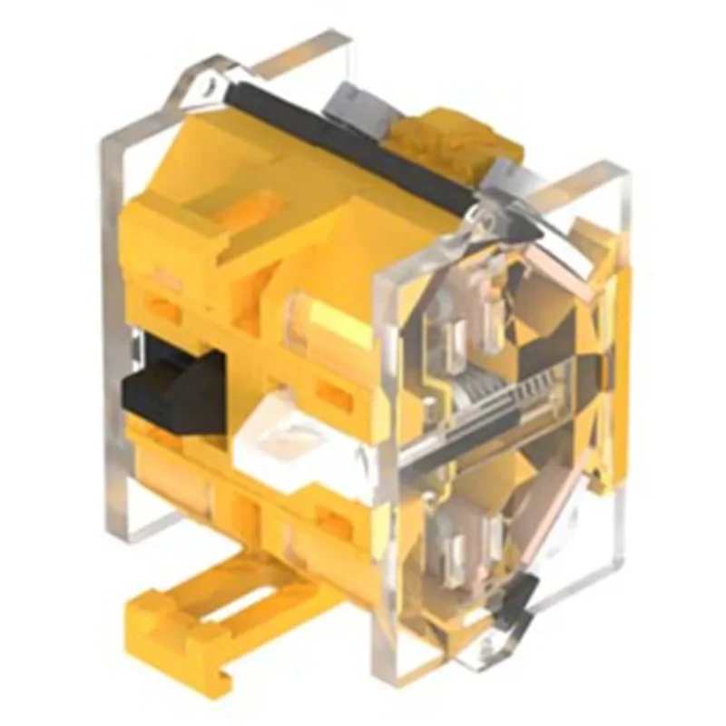 EAO Modular Switch Contact Block, 500V Voltage, 10A Current Rating, SPDT Screw Terminal 704.900.4B
