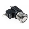 RS PRO Illuminated Latching Push Button Switch, Panel Mount, 19.1 mm Cutout, SPST Contact, White LED, IP67 250 V ac 175-8024