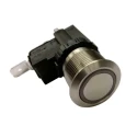 RS PRO Illuminated Push Button Switch, Latching Operation, Panel Mount, 19.1 mm Cutout, SPST Contact, White LED 175-8034