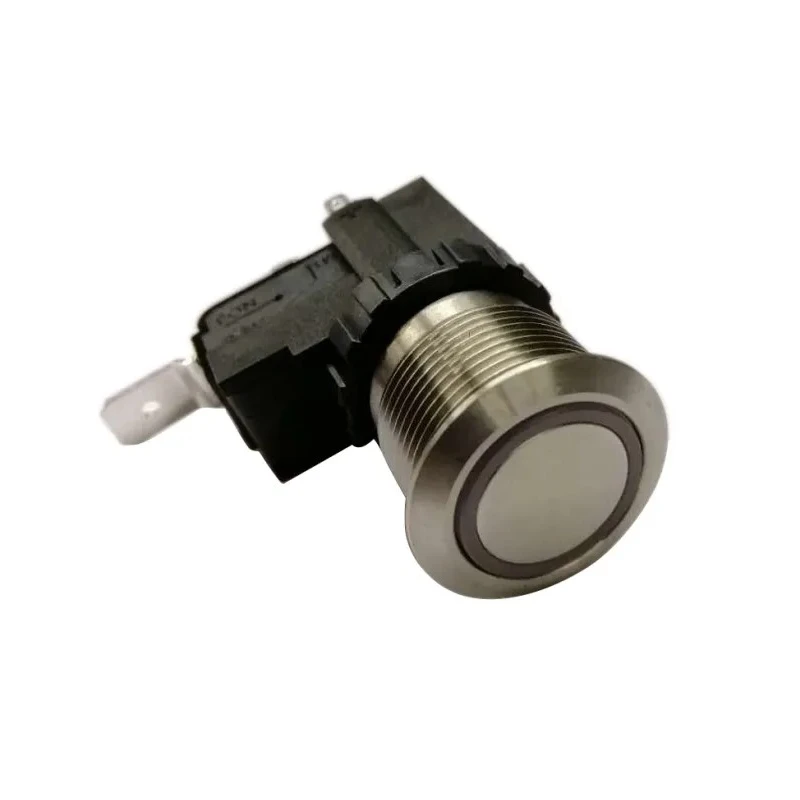RS PRO Illuminated Push Button Switch, Latching Operation, Panel Mount, 19.1 mm Cutout, SPST Contact, White LED 175-8034