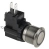 RS PRO Illuminated Push Button Switch Latching Panel Mount 19.1 mm Cutout SPDT White LED IP67 12 V dc 250 V ac 175-8057