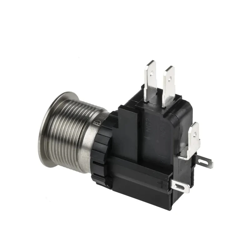 RS PRO Illuminated Push Button Switch Latching Panel Mount 19.1 mm Cutout SPDT White LED IP67 12 V dc 250 V ac 175-8057