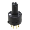 RS PRO Rotary Switch, 500mA, Nylon Housing, PCB Mount, Solder Terminals, 48V DC, 90° Angle of Throw 175-8149