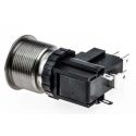 RS PRO Illuminated Push Button Switch Latching Panel Mount SPDT White LED IP67 250 V ac 175-8196