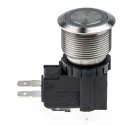 RS PRO Illuminated Push Button Switch Latching Panel Mount SPDT White LED IP67 250 V ac 175-8196