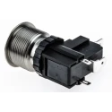 RS PRO Illuminated Push Button Switch Latching Panel Mount SPST White LED IP67 250 V ac 175-8204