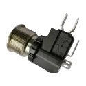 RS PRO Illuminated Push Button Switch Latching Panel Mount 22.2 mm Cutout SPDT White LED IP67 250 V AC 175-8207