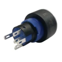 RS PRO Illuminated Push Button Switch Momentary Panel Mount 22.2 mm Cutout SPDT Red LED IP65 250 V AC 175-8224