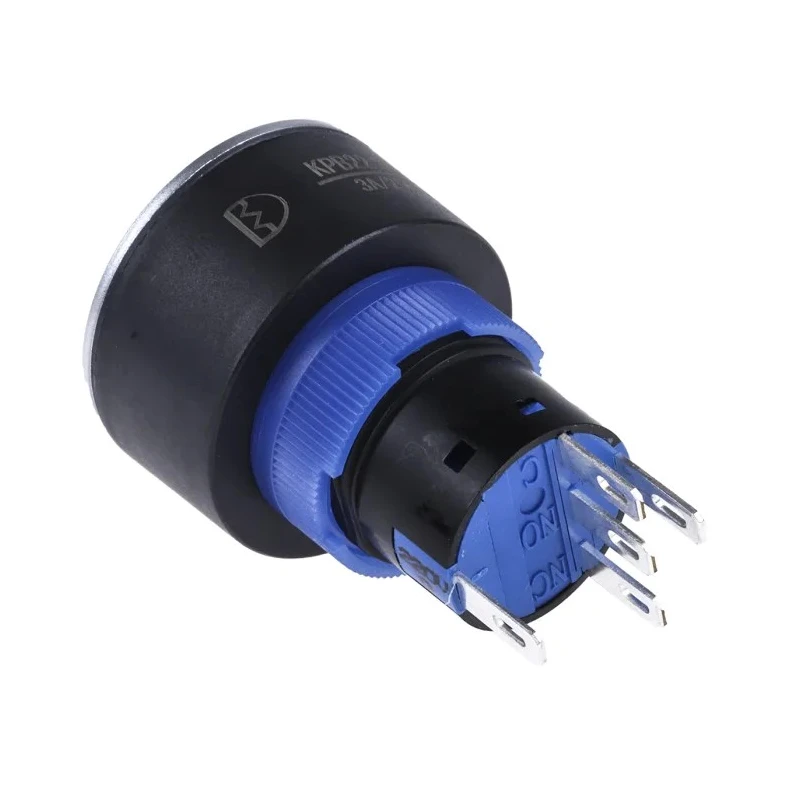 RS PRO Illuminated Momentary Push Button Switch, Panel Mount, 22.2 mm Cutout, SPDT, Green LED, IP65, 250 V AC 175-8231