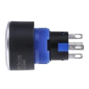 RS PRO Illuminated Momentary Push Button Switch, Panel Mount, 22.2 mm Cutout, SPDT, Green LED, IP65, 250 V AC 175-8231