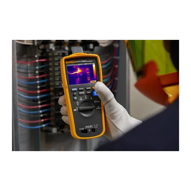 Fluke Fluke 279 FC Handheld True RMS Multimeter with Thermal Imager 1kV DC, 2.5kA AC, Lithium-Ion Battery FLUKE-279FC I/B