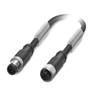 Phoenix Contact Sensor Actuator Cable 4 Way M12 Female to 4 Way M12 Male 3 m 30V SAC-4P-M12MS/3.0-PUR/M12FS SH 1500871