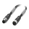 Phoenix Contact Sensor Actuator Cable 4 Way M12 Female to 4 Way M12 Male 3 m 30V SAC-4P-M12MS/3.0-PUR/M12FS SH 1500871