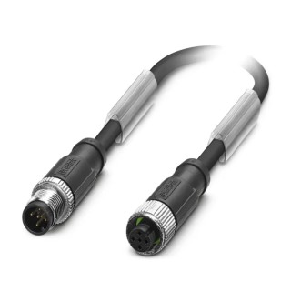 Phoenix Contact Male 5 Way Straight to Female 5 Way Straight Sensor Actuator Cable 3 m 48V IEC 61076-2-101 1500910