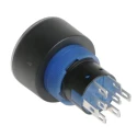 RS PRO Illuminated Push Button Switch Momentary Panel Mount DPDT Red LED IP65 250 V 175-8245