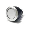 RS PRO Illuminated Momentary Push Button Switch with Blue LED, Panel Mount, 22.2 mm Cutout, SPDT, IP65 Rated, 250 V 175-8292