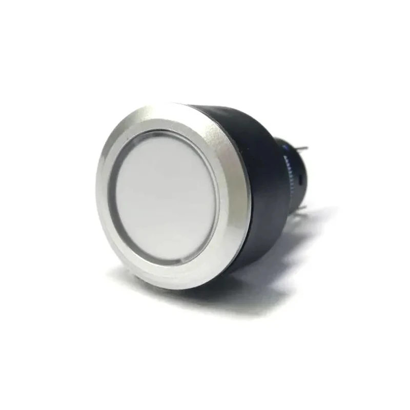 RS PRO Illuminated Momentary Push Button Switch with Blue LED, Panel Mount, 22.2 mm Cutout, SPDT, IP65 Rated, 250 V 175-8292