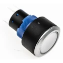 RS PRO Illuminated Push Button Switch, Momentary, Panel Mount, 22.2 mm Cutout, SPDT Contact, Red LED, IP65, 250 V 175-8298