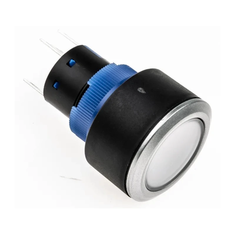 RS PRO Illuminated Push Button Switch, Momentary, Panel Mount, 22.2 mm Cutout, SPDT Contact, Red LED, IP65, 250 V 175-8298