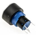 RS PRO Illuminated Push Button Switch, Momentary, Panel Mount, 22.2 mm Cutout, SPDT Contact, Red LED, IP65, 250 V 175-8298